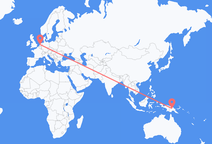 Flyrejser fra Wapenamanda District til Amsterdam