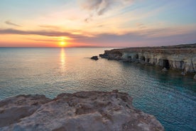 Photo of aerial view of Ayia Napa cityscape, Cyprus.