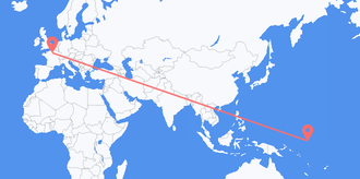 Flüge von Nauru nach Frankreich