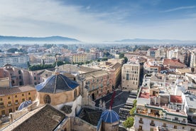 Photo of View on Peniscola from the top of Pope Luna's Castle , Valencia, Spain.