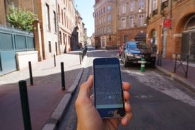 Selbstgeführtes Streckenspiel, um Toulouse zu entdecken