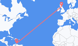 Flights from Aruba to Scotland