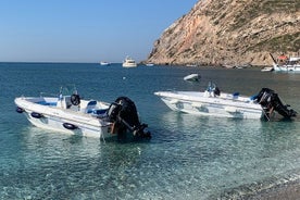 Aluguel de barco na ilha de Milos