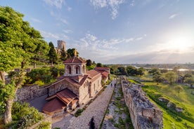 Photo of the Small Square piata mica, the second fortified square in the medieval Upper town of Sibiu city, Romania.