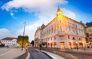 Aerial View Of Graz City Center - Graz, Styria, Austria, Europe.