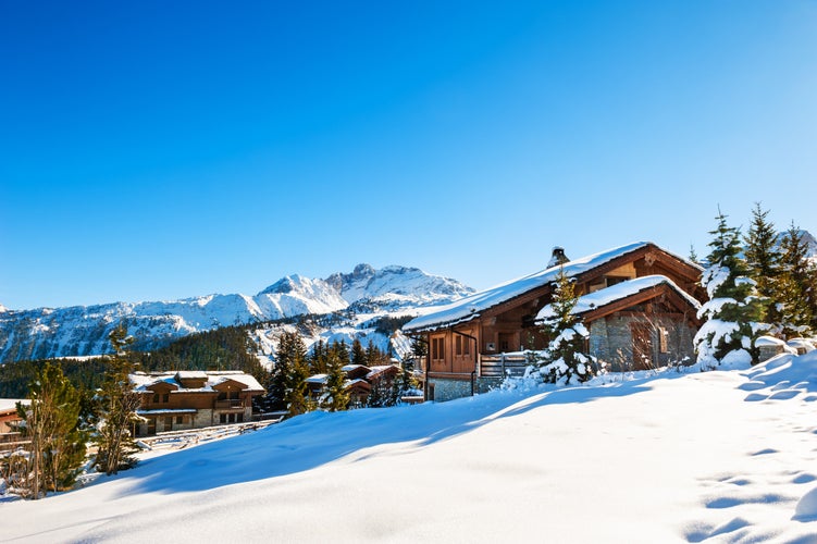 Courchevel village in Alps mountains, France. Winter ski resort.jpg