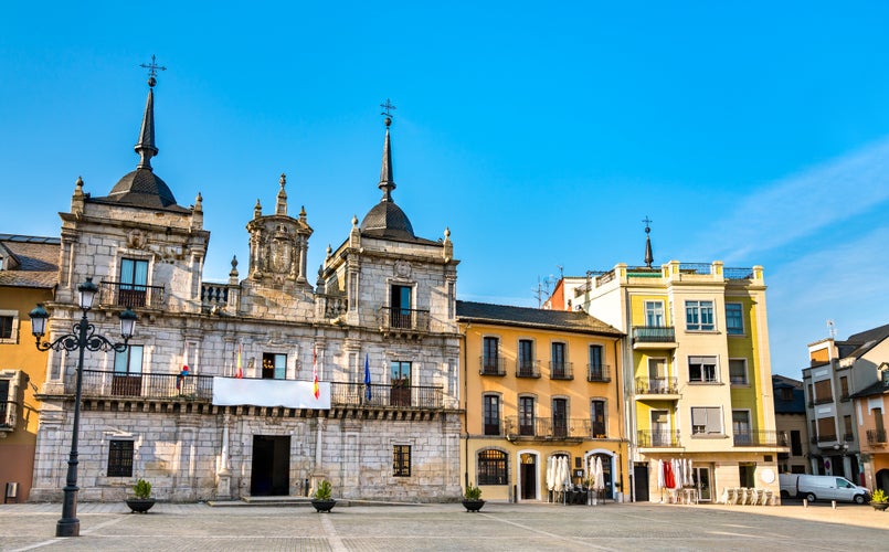 Photo of city hall of Ponferrada in Castile and Leon, Spain.