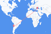 산티아고 데 칠레에서 출발해 앙카라로 향하는 항공편