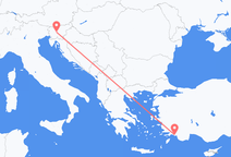 Flights from Dalaman to Ljubljana