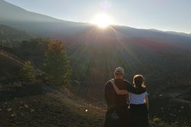 Etna-tour bij zonsondergang - kleine groepen vanuit Taormina