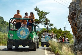 Avontuur tijdens een jeepsafari in de Green Canyon-omgeving