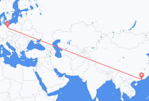 深センからベルリン行きのフライト