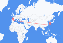 Flights from Okinawa Island to Madrid