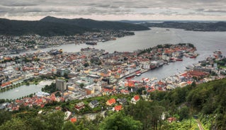 Aalborg panoramic view.