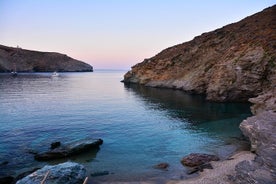 Visite de la plage d'Achla et du phare de Gria