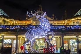 Private Tour: Traditionelle Black Cab-Tour von Londons Weihnachtsbeleuchtung