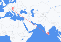 Flights from Colombo to Ljubljana