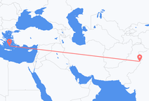 Vluchten van Lahore naar Thera