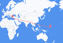 Vols de Kosrae, états fédérés de Micronésie pour Dalaman, Turquie