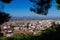 Photo of aerial view of Manisa city, from the hills of Spil mountain, Turkey.