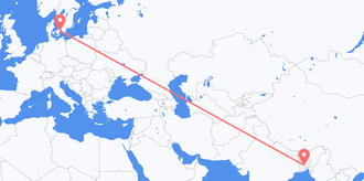 방글라데시 출발 덴마크 도착 항공편