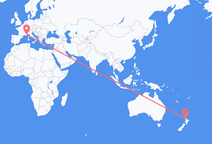 Auckland to Nice