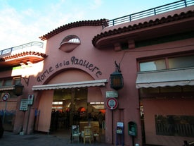 photo of harbor and town of Golfe-Juan Vallauris, commune of the Alpes-Maritimes department, which belongs in turn to the Provence-Alpes-Cote of Azur region of France.