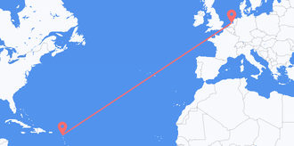 frá Antígva og Barbúda til Hollands