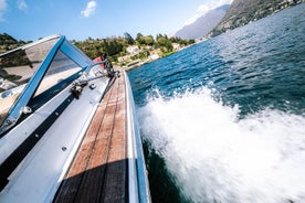 Croisière privée et guidée de 2 heures sur le lac de Côme en bateau à moteur