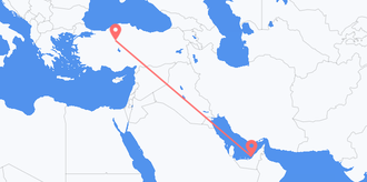 Voli dagli Emirati Arabi Uniti in Turchia