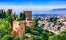 Granada, Andalusia,Spain Europe - Panoramic view of Alhambra.