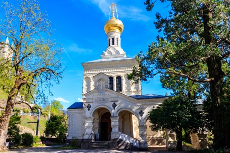 Photo of Russian Orthodox Church of Saint Megalomartyr Barbara in Vevey, Switzerland.