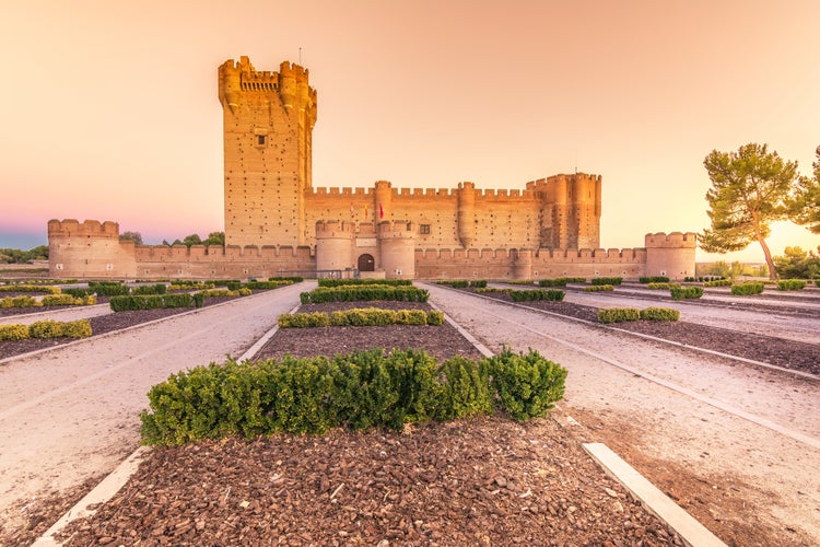 photo of view of Castillo de la Mota - famous old castle in Medina del Campo, Valladolid (Castilla y Leon), Spain