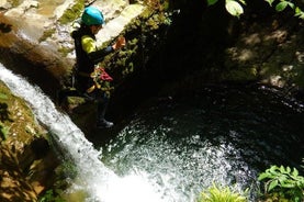 Barranquismo deportivo en Vercors cerca de Grenoble