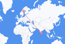 스리랑카 콜롬보에서 출발해 스웨덴 순스발에게(으)로 가는 항공편