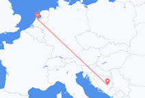 Flights from Amsterdam to Sarajevo