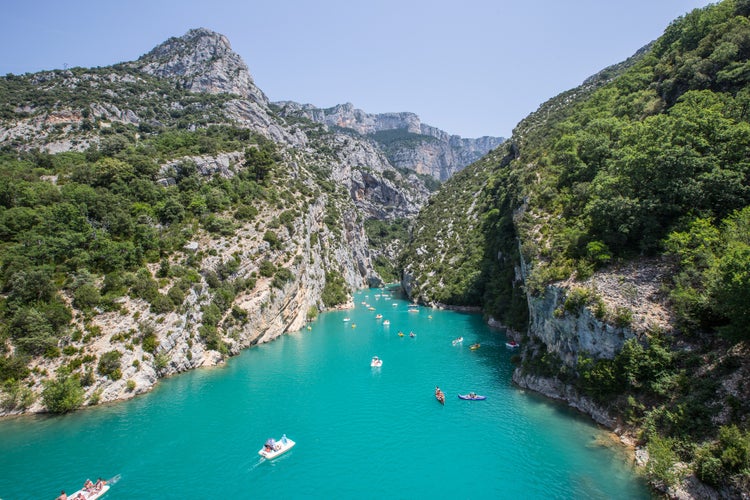 Photo of St Croix Lake, Les Gorges du Verdon, Provence, France .