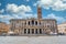 PHOTO OFThe marvelous facade of the Basilica of Santa Maria Maggiore in Rome, Italy.