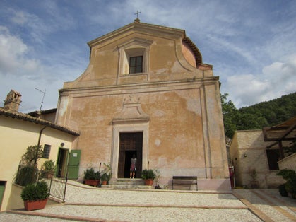 Italy Umbria Spoleto old church