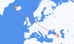 Flyg från Reykjavík till Hakkari