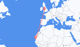 Flights from Mauritania to Wales