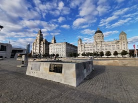 Photo of aerial view of Liverpool ,England.