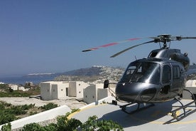 Privater Hubschrauberrundflug Santorini 30 Minuten - bis zu 4 Passagiere