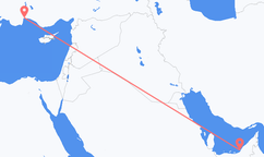 Flights from Abu Dhabi to Antalya