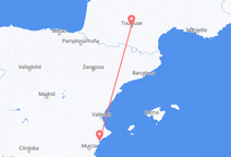 Toulouse to Alicante