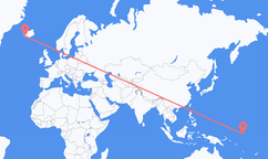 Flights from Yaren to Reykjavík