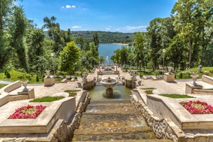 Beautiful summer view of centre Chisinau.