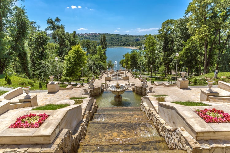 An amazing open air park in Chisinau in Moldavia in Europe.