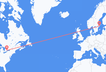 Flights from Toronto to Stockholm