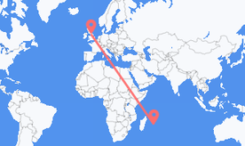 Flüge von Mauritius nach England